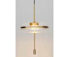 7,5W LED pakabinamas šviestuvas CHAPLIN 360, žalvario sp., 3000K