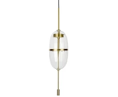 7,5W LED pakabinamas šviestuvas CHAPLIN 200, žalvario sp., 3000K