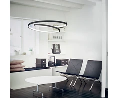 75W LED pakabinamas šviestuvas OZ, juodas, 3000K, 364896