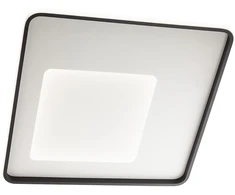 Lubinis šviestuvas 75W LED paviršinis šviestuvas SINTESI, juodos/baltos sp., 3000/6000K, dimeriuojamas