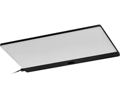 Lubinis šviestuvas 7,5W LED paviršinis šviestuvas UNDERCABINET, juodas, 3000/4000/6500K, dimeriuojamas