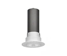 7,5W LED užglaistomas šviestuvas, matinės baltos sp., 2700K, S186