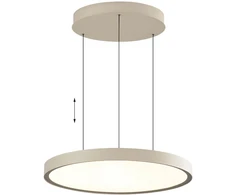 76W LED pakabinamas šviestuvas DENVER, smėlio/baltos sp., 3000K, reguliuojamas aukštis, 4329500