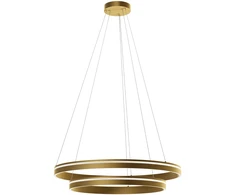 76W LED pakabinamas šviestuvas VALDIS, matinės aukso sp., 3000/4000K