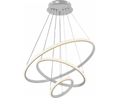 78W LED pakabinamas šviestuvas, 60cm, baltas, 3000K-6000K, dimeriuojamas