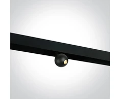 7W akcentinis šviestuvas į magnetines sistemas, juodas, 3000K, 42134/B/W