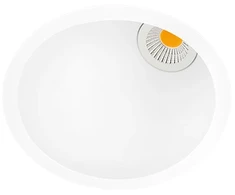 7W įleidžiamas šviestuvas SWAP, matinės baltos sp., 3000K, 45°, su maitinimo šaltiniu