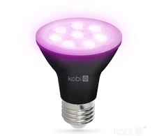 7W LED augalų auginimo lemputė PLANTY, E27, juoda, 1200K