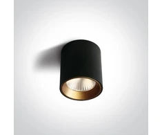 Lubinis šviestuvas 7W LED cilindro formos šviestuvas, juodas, 3000K, 12107K/B/W