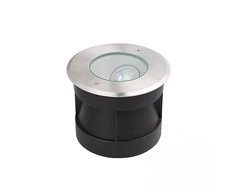 7W LED įleidžiamas į žemę šviestuvas, plieno sp., 3000K, IP67, E363