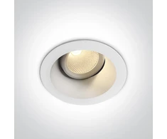 7W LED įleidžiamas, pakreipiamas šviestuvas, baltas, 3000/3500/4000K, 11107FD/W/V