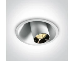 7W LED įleidžiamas reguliuojamas šviestuvas, baltas, 3000K, 11107T/W/W