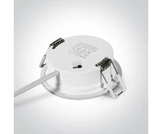 7W LED įleidžiamas šviestuvas, baltas, 2700/3000/4000K, dimeriuojamas, 10107PV/W/V