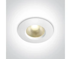 7W LED įleidžiamas šviestuvas, baltas, 2700/3000/4000K, dimeriuojamas, 10107PV/W/V