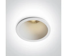 7W LED įleidžiamas šviestuvas, baltas, 3000/3500/4000K, 10107J/W/V