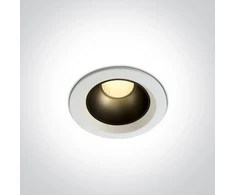 7W LED įleidžiamas šviestuvas, baltas, 3000/3500/4000K, 10107Z/W/V