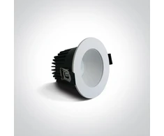 7W LED įleidžiamas šviestuvas, baltas, 3000/4000/5000K, 10107ED/W/V