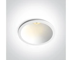 7W LED įleidžiamas šviestuvas, baltas, 3000/4000/5000K, 50°, 10107D/W/V