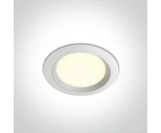 7W LED įleidžiamas šviestuvas, baltas, 3000/4000/5000K, 10107T/W/V
