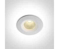 7W LED įleidžiamas šviestuvas, baltas, 3000/4000/5000K, 10107CA/W/V