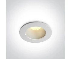 7W LED įleidžiamas šviestuvas, baltas, 3000/4000/5000K, 10107ED/W/V