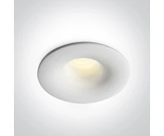 7W LED įleidžiamas šviestuvas, baltas, 3000/4000/5000K, 10107RA/W/V