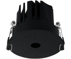 7W LED įleidžiamas šviestuvas INFINITY, juodas, 3000K, 355702