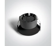 7W LED įleidžiamas šviestuvas, juodas, 3000/3500/4000K, 10107DX/B/V