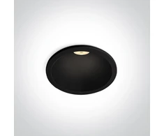 7W LED įleidžiamas šviestuvas, juodas, 3000/4000/5000K, 10107D/B/V