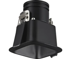 7W LED įleidžiamas šviestuvas, juodas, 3000K, IP54, S349