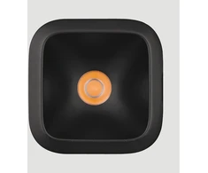 7W LED įleidžiamas šviestuvas, juodas, 3000K, IP54, S349