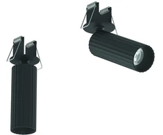 7W LED įleidžiamas šviestuvas, juodas, 3000K, S119