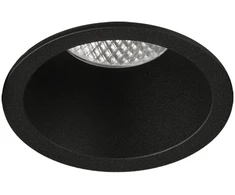 7W LED įleidžiamas šviestuvas KIDAL, juodas, 4000K, IP44, E3771012N