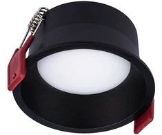 7W LED įleidžiamas šviestuvas MT 149 LED, juodas, 4000K