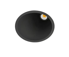 7W LED įleidžiamas šviestuvas SWAP L, juodas, 3000K