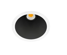 7W LED įleidžiamas šviestuvas SWAP S, baltos/juodos sp., 3000K, dimeriuojamas