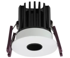 7W LED įleidžiamas šviestuvas XPIXEL, matinės baltos/juodos sp., 3000K