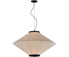 7W LED įleidžiamo montavimo pakabinamas šviestuvas TOTEM, juodas, 2700K, E4050290N