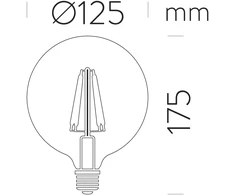 7W LED lemputė, E27, 2700K, 360°, dimeriuojama, ACB62383