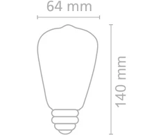 7W LED lemputė, E27, 2700K, ACB62157