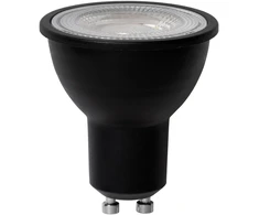 7W LED lemputė, juoda, GU10, 6500K
