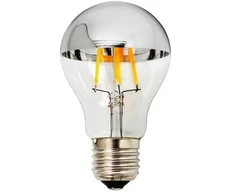 7W LED lemputė OPTONICA A60, E27, 2700K, sidabro sp. stiklas