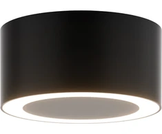 7W LED lubinis šviestuvas, juodas, 3000K, 25309