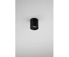 7W LED lubinis šviestuvas MANOR, juodas, CCT, IP44