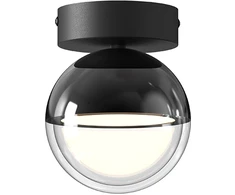7W LED lubinis šviestuvas ZIREA, tamsaus chromo sp./skaidrus, 3000K, 4330100