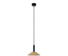 7W LED pakabinamas šviestuvas, aukso/juodos sp., 3000K, 22182