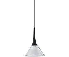 7W LED pakabinamas šviestuvas COCKTAIL, juodos sp./skaidrus, 3000K, 353647