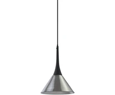 7W LED pakabinamas šviestuvas COCKTAIL, juodos/dūmų sp., 3000K, 353630