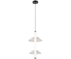 7W LED pakabinamas šviestuvas, juodos sp./skaidrus, 2700/3000K, dimeriuojamas, 26125
