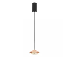 7W LED pakabinamas šviestuvas, rausvos/smėlio sp., 3000K, su filtru nuo akinimo, 25346